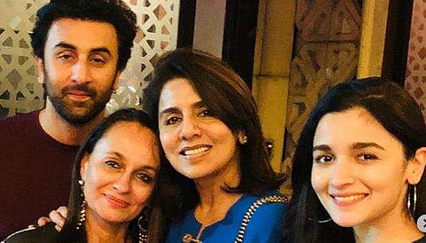 Neetu Kapoor with Alia Bhatt