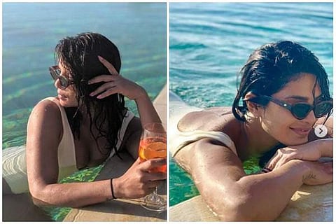 Priyanka Chopra poses for Nick Jonas, shares poolside pictures from Tuscany