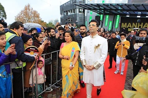 Karan Johar hoisted the Indian national flag at the Federation Square in Melbourne. The filmmaker is in Australia on an invitation from IFFM