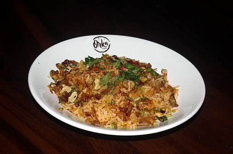 Hyderabadi Biryani. Pics Sathya Keerthi