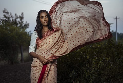 A sari from their collection