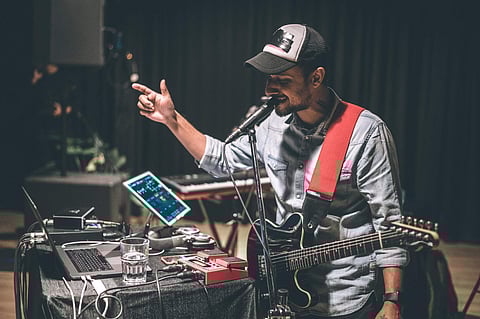 Uddipan Sarmah from Aswekeepsearching performing live solo