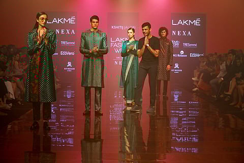 Kshtij Jalori's collection at LFW W/F 2019