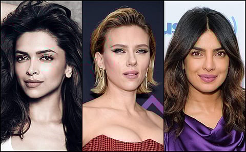 Deepika Padukone, Scarlett Johansson and Priyanka Chopra