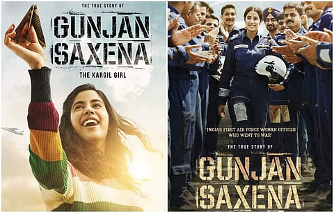 Karan Johar shared the first look from Gunjan Saxena - The Kargil Girl with a series of posters