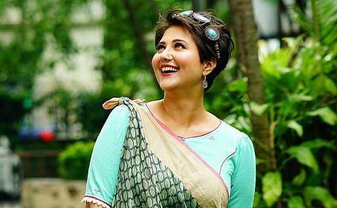 Swastika Mukherjee channels a boho chic look with a handwoven saree