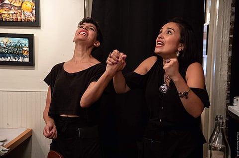 Frame from Erin's previous production, Café Play