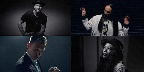 Stills from the video Let It Be Me