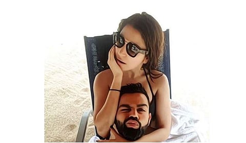 Anushka Sharma and Virat Kohli. Source: Instagram