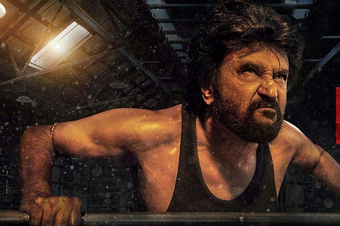 Rajinikanth in Darbar poster