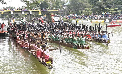 In pics: Champions Boat League 2019: All the action on snake boats or chundans at Thazhathangadi, Kottayam.
