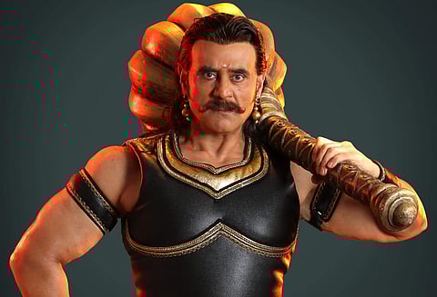 Puneet Issar as Duryodhan in play, Mahabharat - The Epic Tale