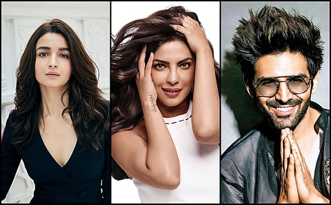 Alia Bhatt, Priyanka Chopra, Kartik Aaryan