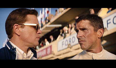 A still from Ford V Ferrari