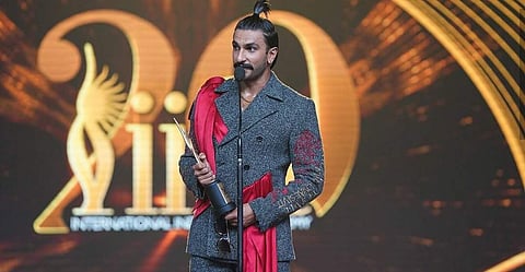 Ranveer Singh bagged the Award in the Best Actor Male category for Padmaavat