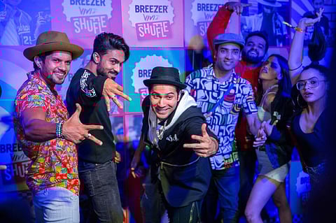 Varun Dhawan to star in music video with with winners of Breezer Vivid Shuffle Season 3