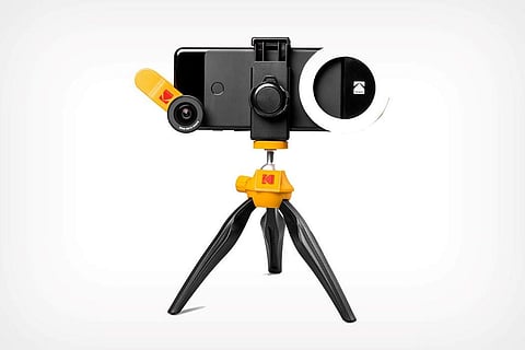 Kodak Smartphone Photo Kit: Set to launch this October. The kit include a 2-in-1 lens set with a 15x Macro lens and Ultra wide angle lens, Fisheye lens, Portrait light and 8” Tripod. INR 5,000.