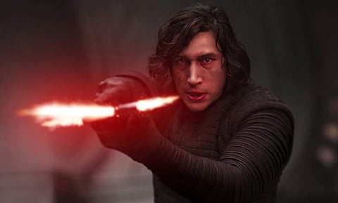 Adam Driver as Kylo Ren in Star Wars
