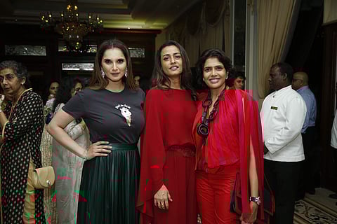Sania Mirza, Namrata Shirodkar and Shalini Bhupal