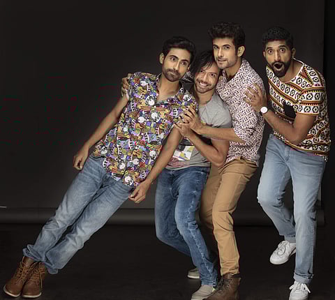 L to R: Samar, Keshav, Sanam & Venky