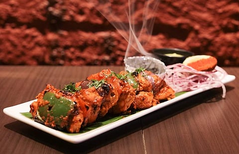 Murg Dhungaari Kebab at One Sip cafe