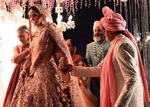 Katrina and Amitabh Bachchan