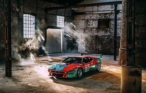 Andy Warhol's BMW Art Car, 1979 (Courtesy: BMW Group India)