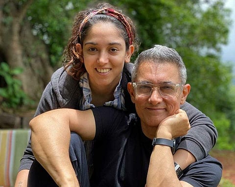 Ira with her father Aamir Khan (Pictures courtesy: Ira's Instagram account)
