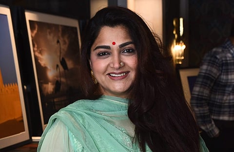 Khushbu at the Colours of Arabia exhibition