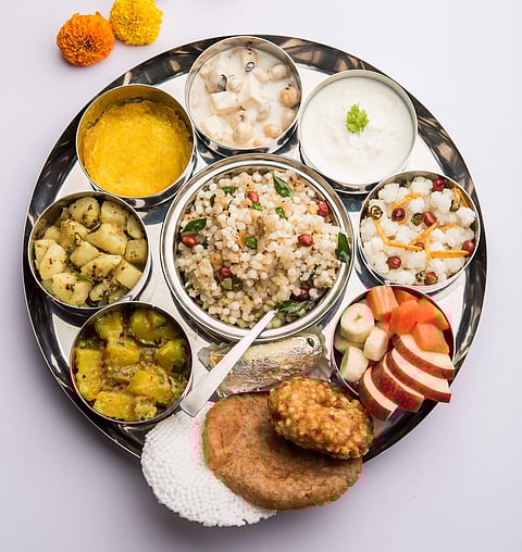 Navratri Thali at Ssaffron, Shangri-La Hotel Bengaluru