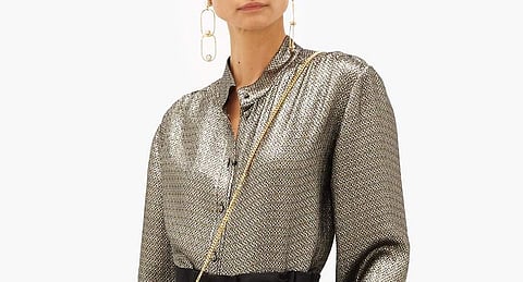 Metallic shades are trending and here are five ways to wear it