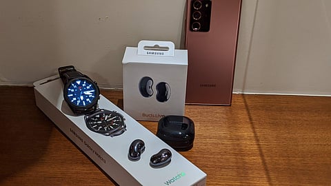 Samsung Galaxy Watch3 and Buds Live