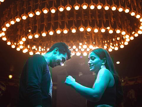 A still from Comedy Couple