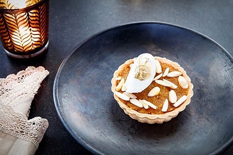Almond Halwa Tart