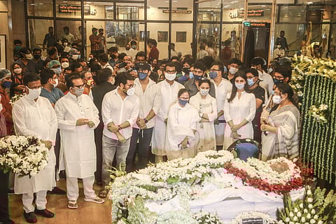 Chief Minister Mamata Banerjee with Tolly celebs including Rukmini Maitra, June Malia and others