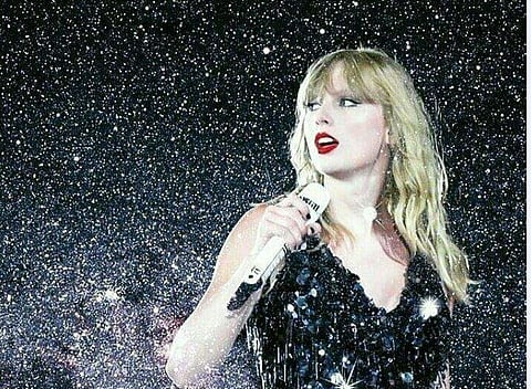 Taylor Swift during a performance. Image Courtesy: Internet