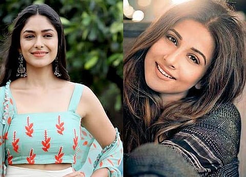 Mrunal Thakur and Vidya Balan