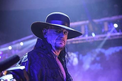 The Undertaker at the Final Farewell during the Survivor Series