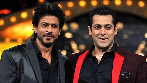Shah Rukh Khan and Salman Khan together. Image Courtesy: Internet