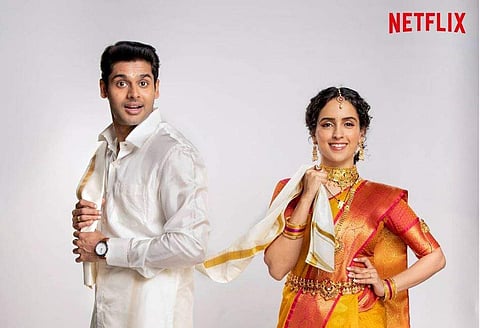 First look of #MeenakshiSundareshwar featuring Sanya and Abhimanyu