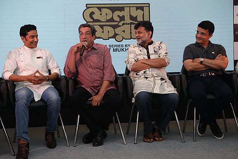 In pics: Sourav Ganguly and Shaheb attend the trailer launch of Tota Roy Choudhury led Feluda Pherot
