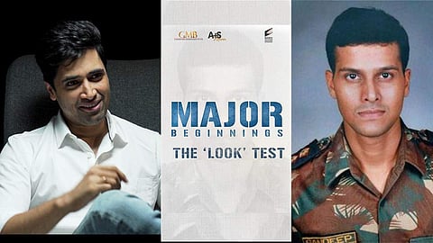 Major's Look Test. Image Courtesy: Adivi Sesh's Twitter