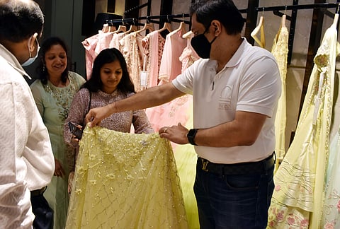 Siddhartha Daga at his Hyderabad store. Photos: S Sengabagapandiyan