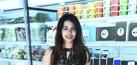 Drishti Khanna at the launch of JK Cheese n More