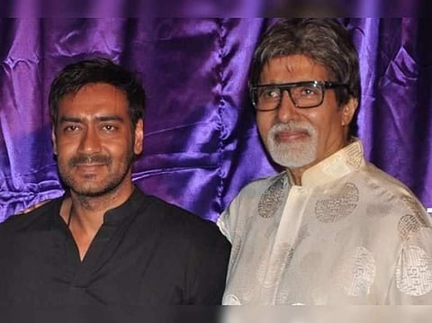 Ajay Devgn with Amitabh Bachchan