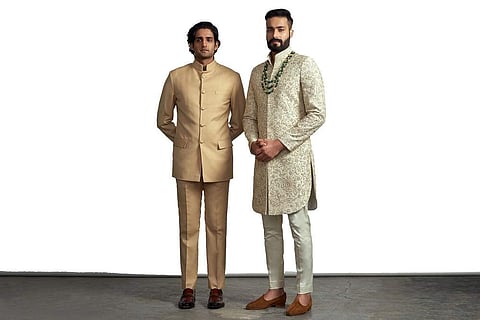 Couturier Arjun Kilachand’s winter festive edit, Baag, is inspired by nature