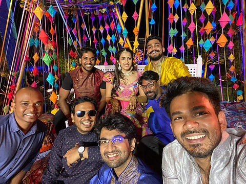 Niharika Konidela with Band Niraval