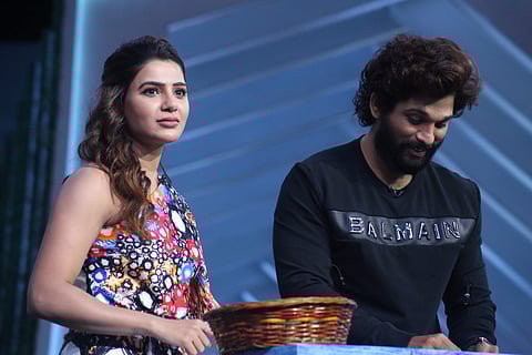 Samantha Akkineni hosts Allu Arjun