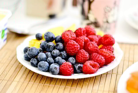 Berries are rich in antioxidants