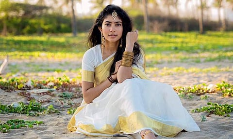 Actor Sai Pallavi in a shoot. Image: Internet